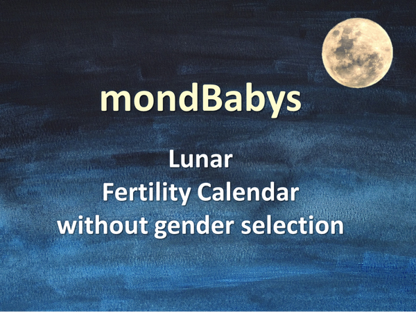 Lunar Fertility Calendar without Gender Selection